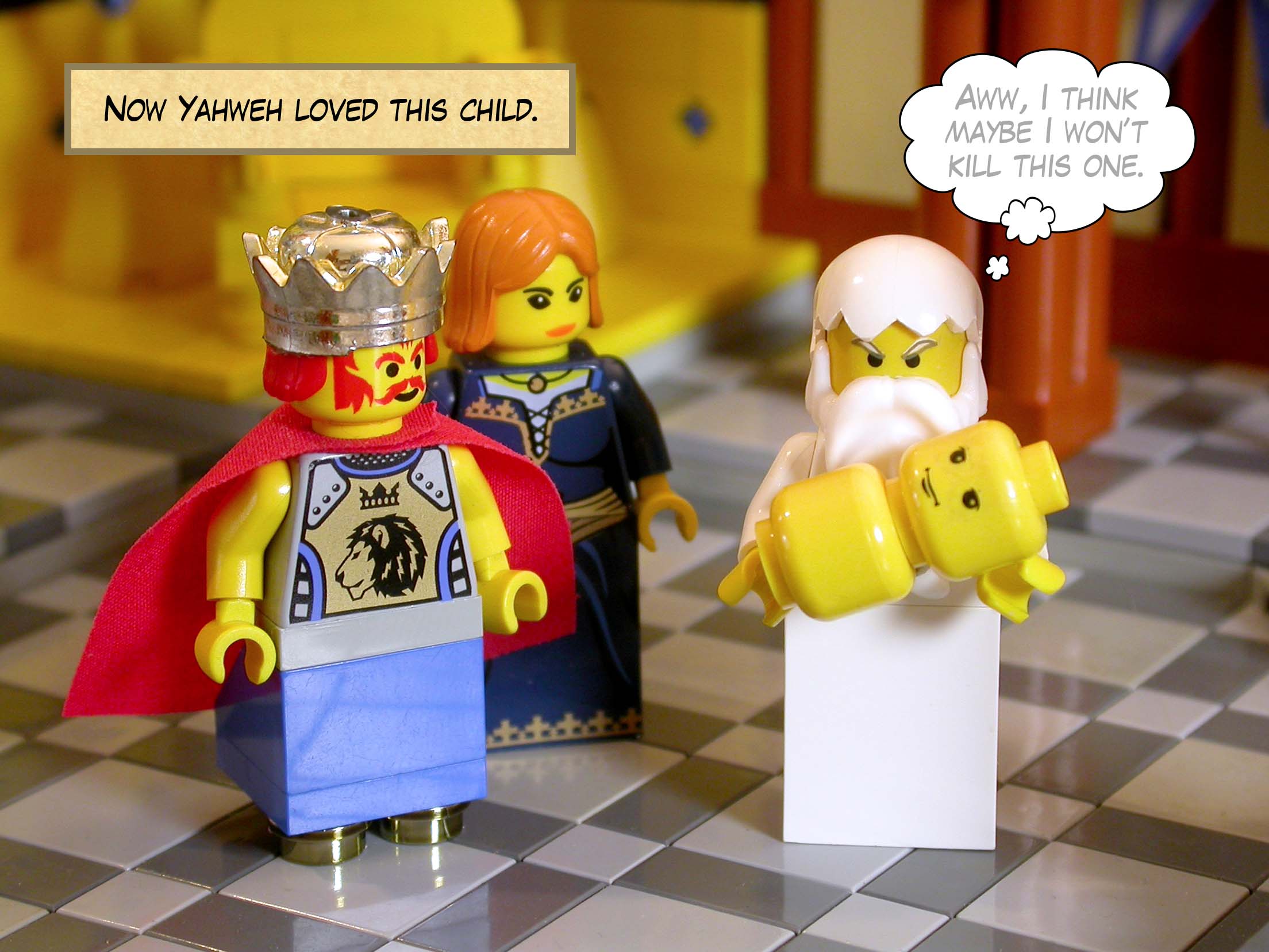 Now Yahweh loved this child.