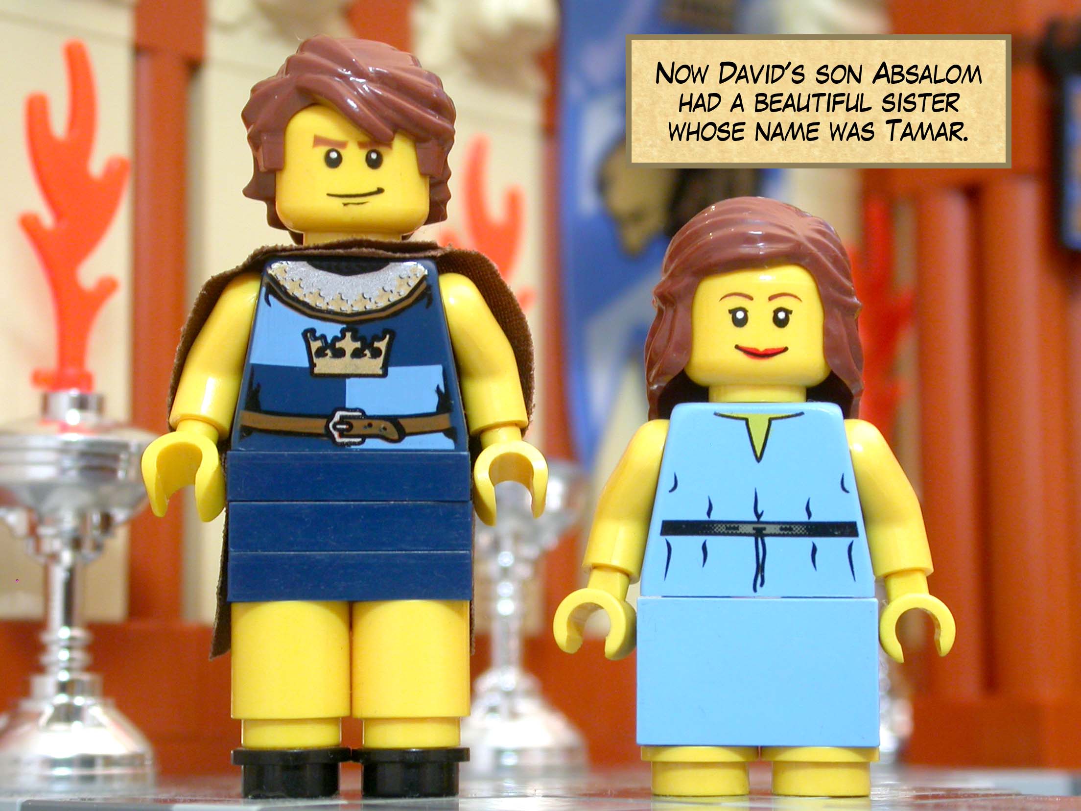 Now David's son Absalom had a beautiful sister whose name was Tamar.