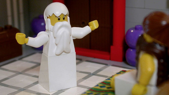 God Threatens Violence