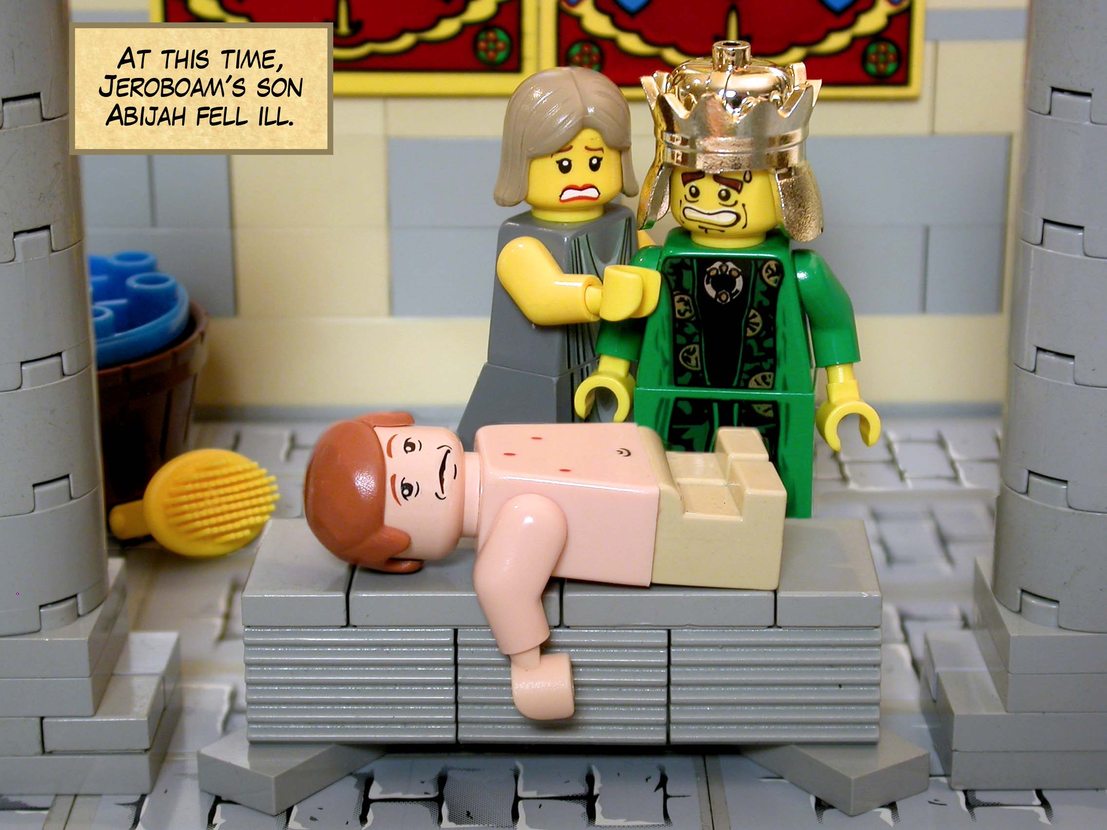 At this time, Jeroboam's son Abijah fell ill.