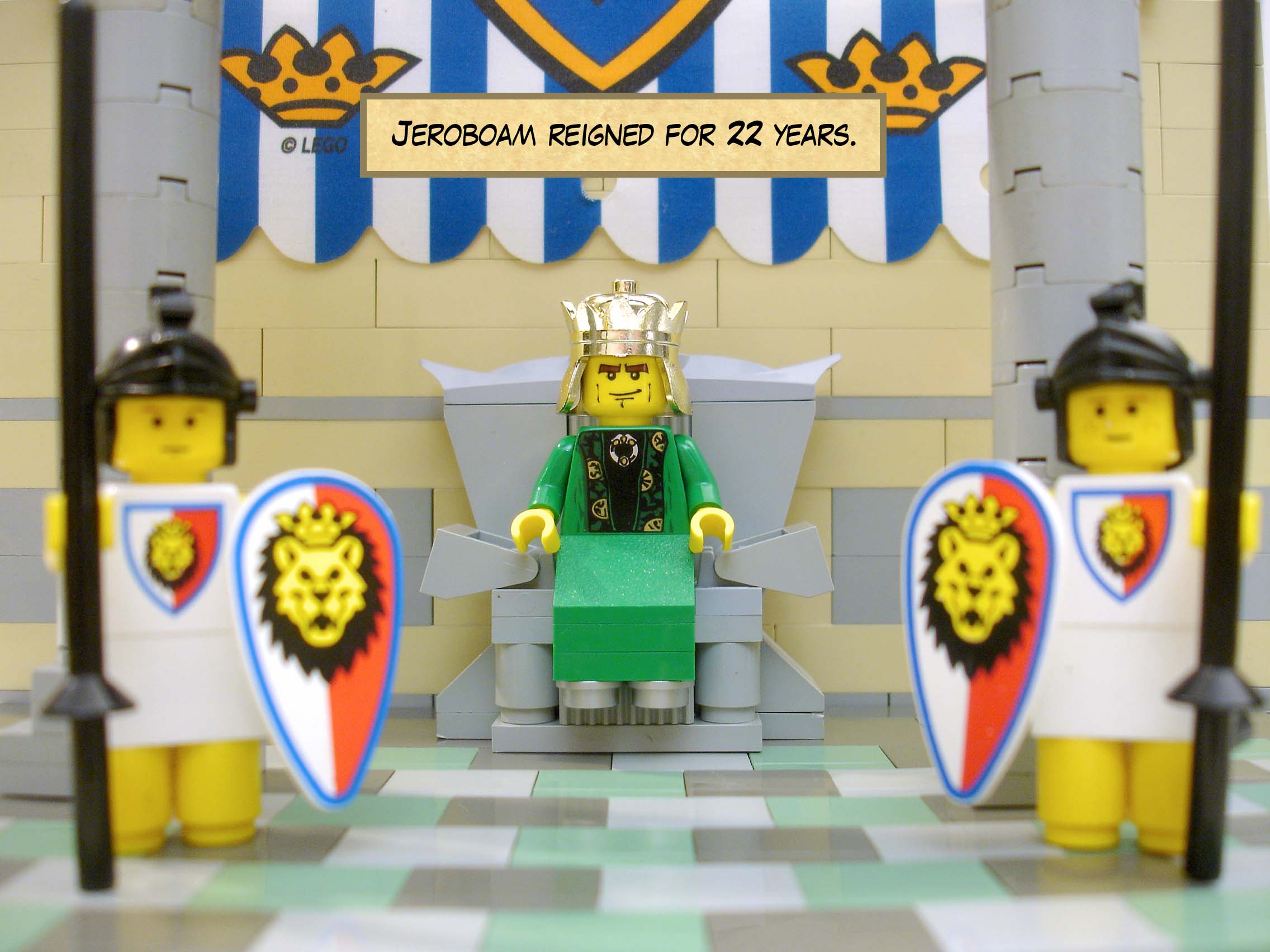 Jeroboam reigned for 22 years.