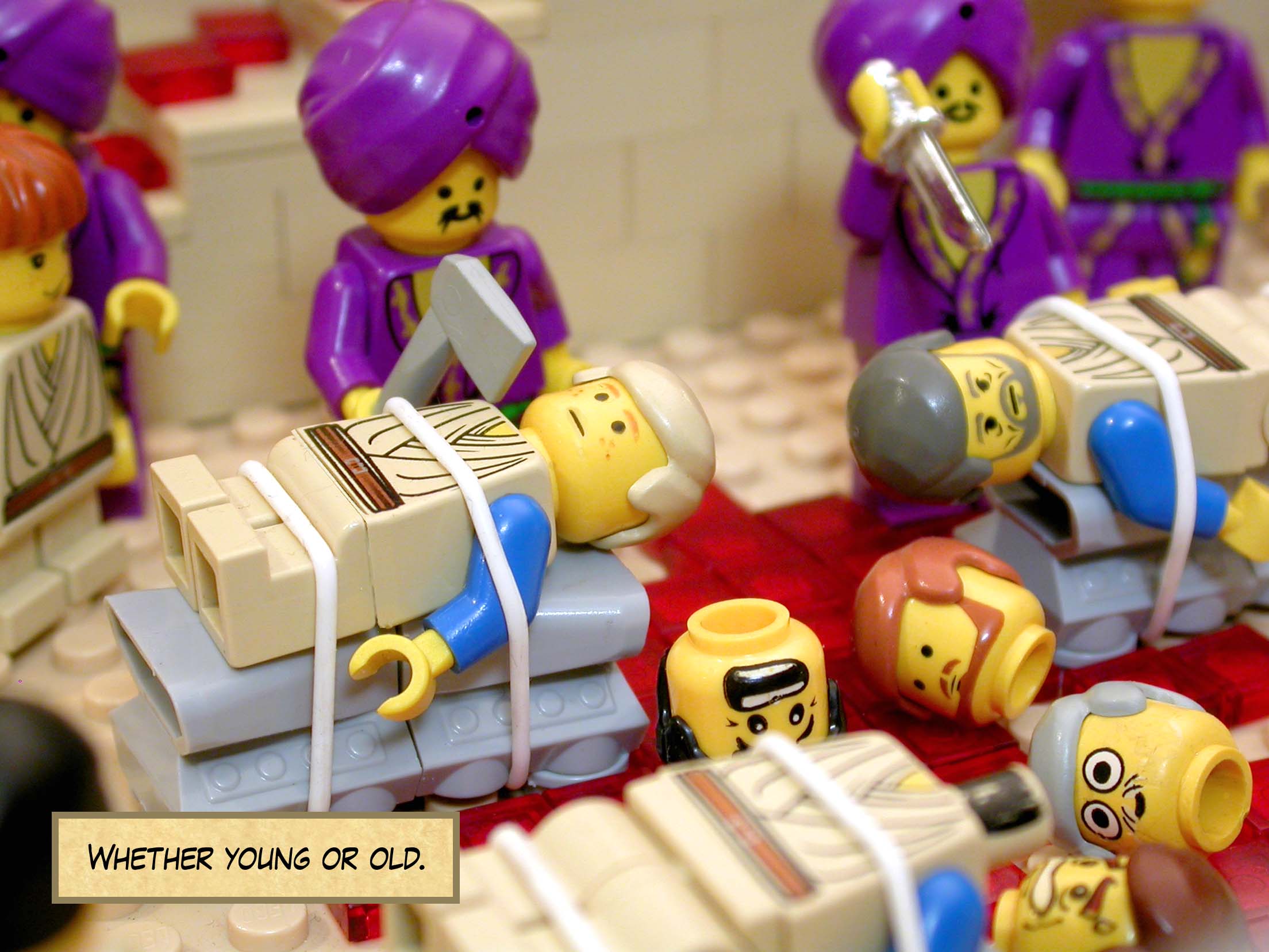 Whether young or old.