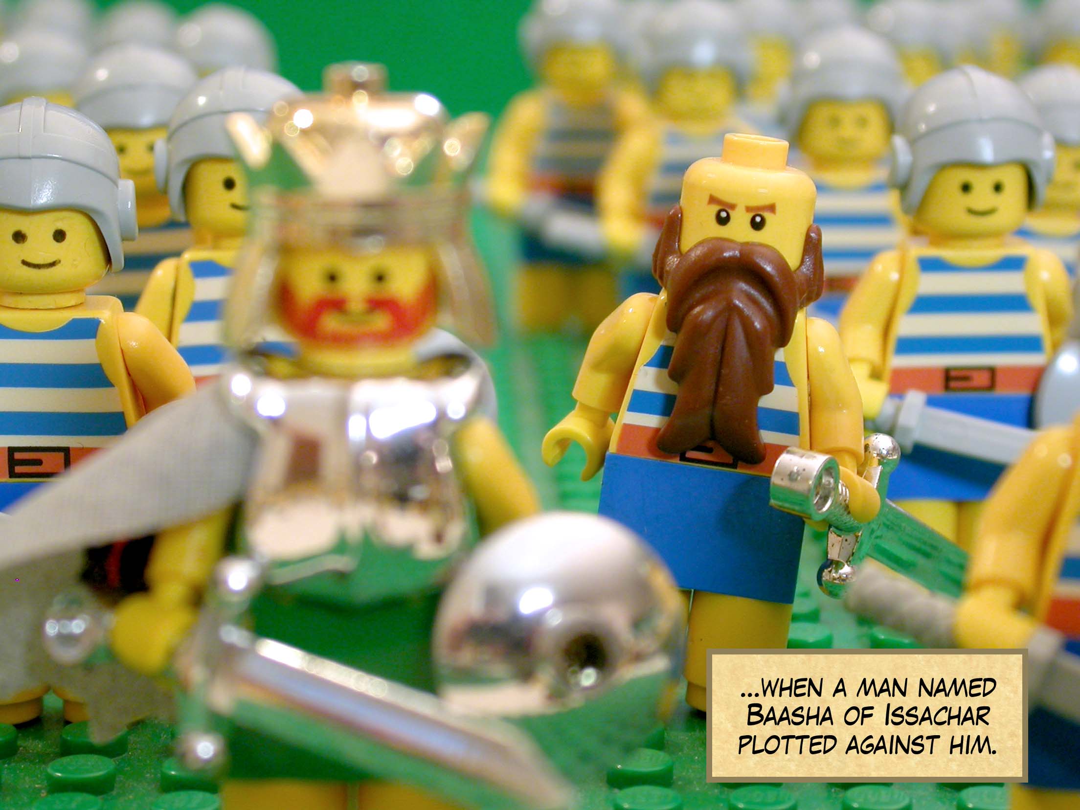 ...when a man named Baasha of Issachar plotted against him.