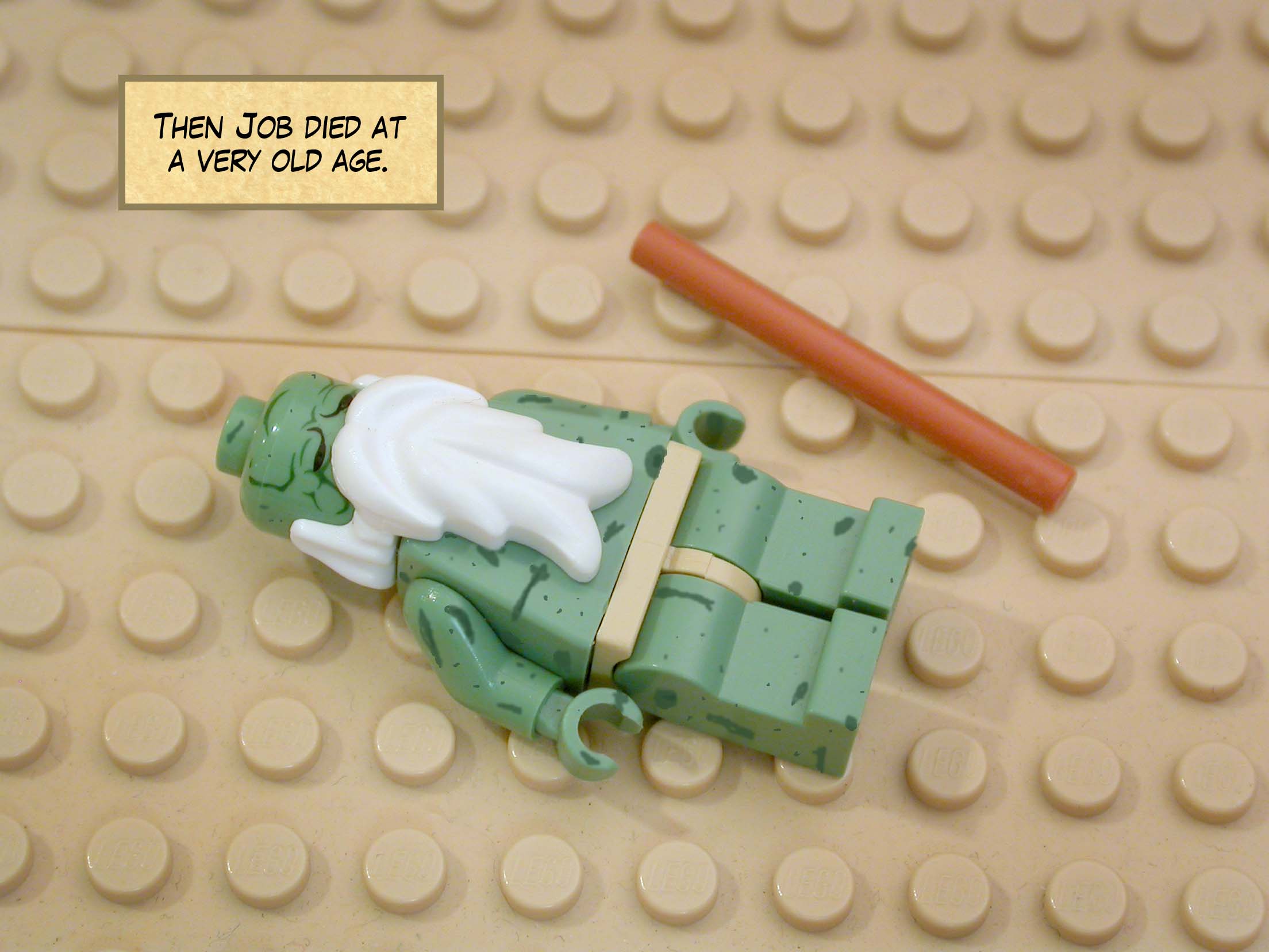 Then Job died at a very old age.