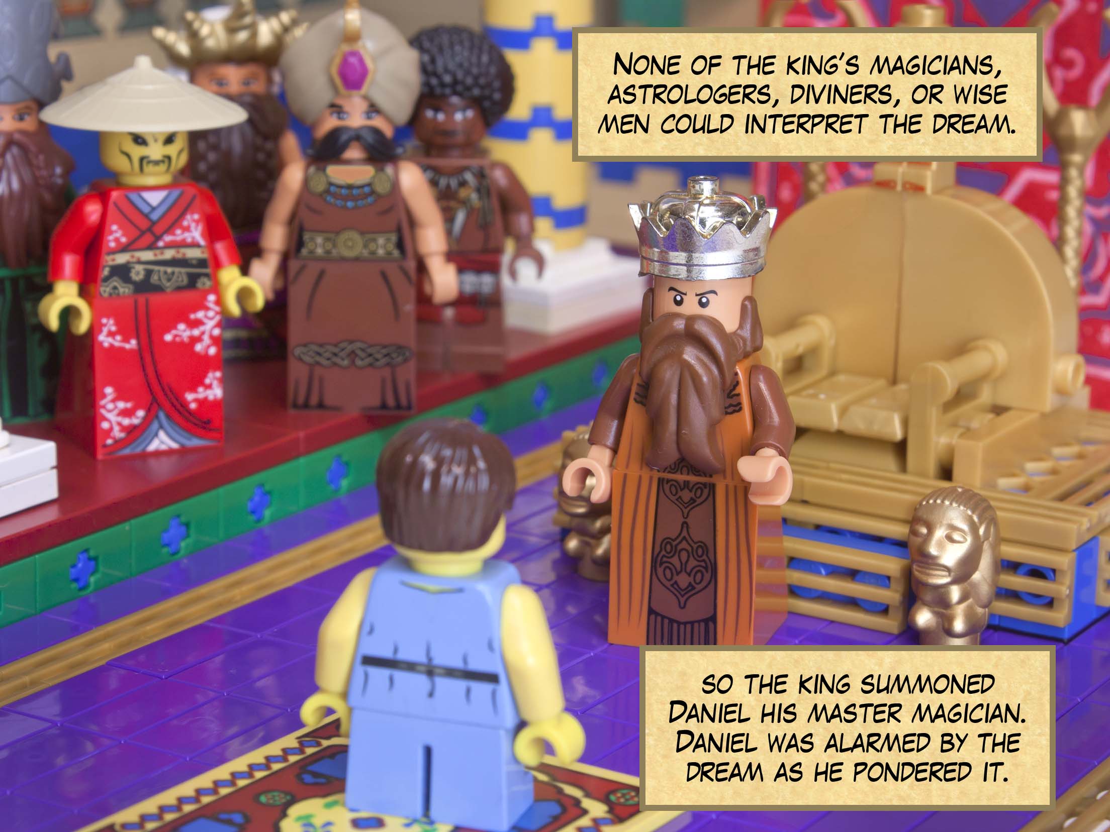 None of the king’s magicians, astrologers, diviners, or wise men could interpret the dream. So the king summoned Daniel his master magician. Daniel was alarmed by the dream as he pondered it.